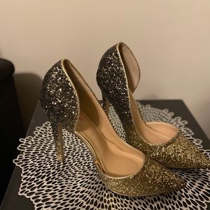 COPY - JustFab 5 inch sparkly heels size 10